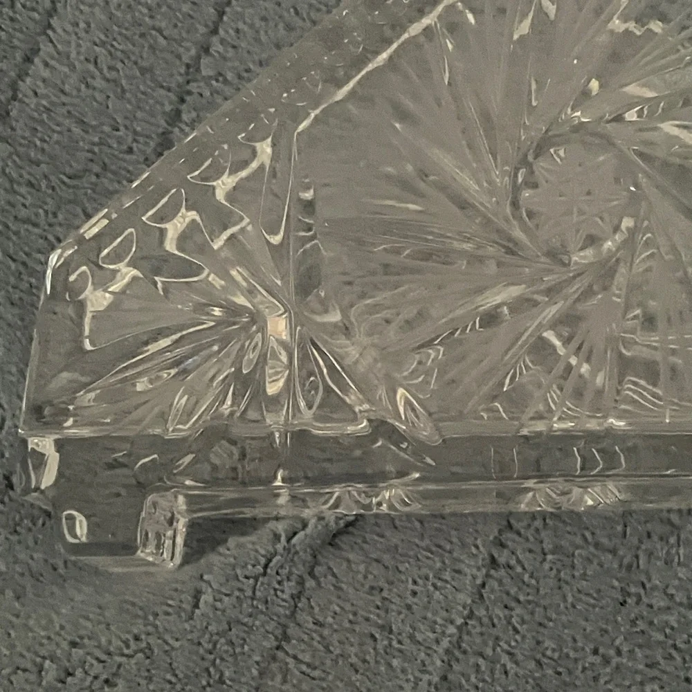 vintage Czech Lead Crystal vintage cut